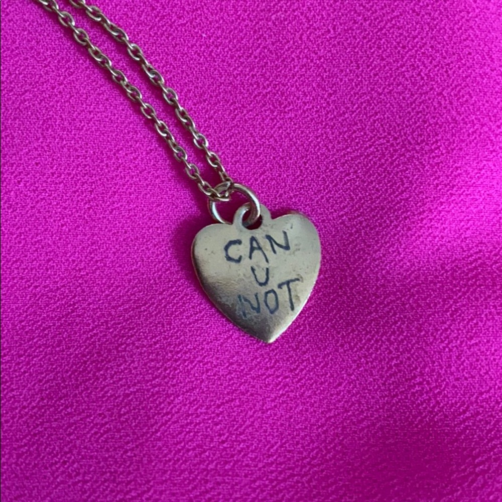 Can U Not Gold Dainty Heart Necklace